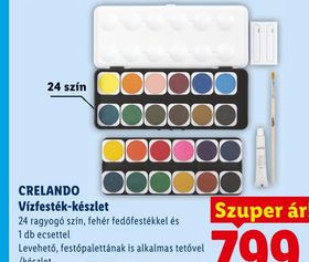 CRELANDO Vízfesték-készlet – Lidl