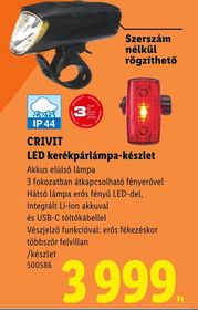 CRIVIT LED kerékpárlámpa-készlet – Lidl