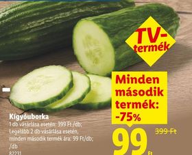 Kígyóuborka – Lidl