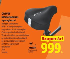 CRIVIT Memóriahabos nyereghuzat – Lidl