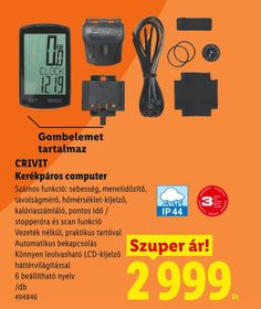 CRIVIT Kerékpáros computer – Lidl