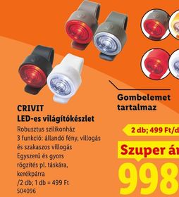 CRIVIT LED-es világítókészlet – Lidl