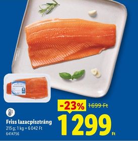 Friss lazacpisztráng – Lidl