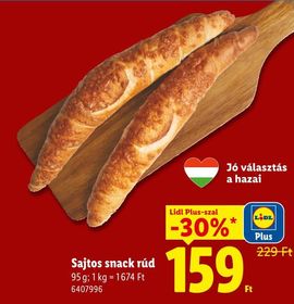 Sajtos snack rúd – Lidl