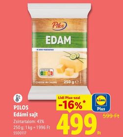 PILOS Edámi sajt – Lidl