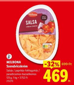 MILBONA Szendvicskrém – Lidl