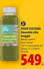 FOOD FESTIVAL Smoothie chia maggal – Lidl