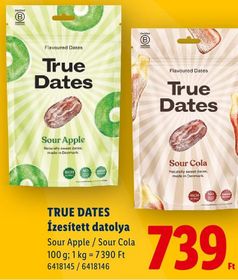 TRUE DATES Ízesített datolya – Lidl