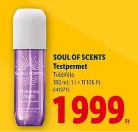 SOUL OF SCENTS Testpermet – Lidl