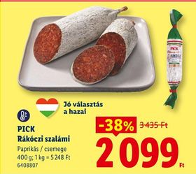 PICK Rákóczi szalámi – Lidl