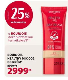 BOURJOIS HEALTHY MIX 002 BB KRÉM – Rossmann