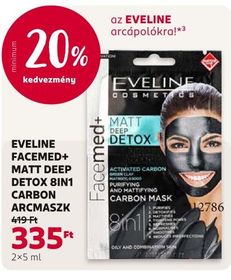 EVELINE FACEMED+ MATT DEEP DETOX 8IN1 CARBON ARCMASZK – Rossmann