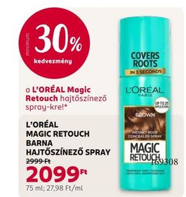 L'ORÉAL MAGIC RETOUCH BARNA HAJTŐSZÍNEZŐ SPRAY – Rossmann