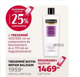 TRESEMMÉ BIOTIN REPAIR BALZSAM – Rossmann