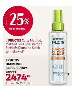 FRUCTIS DIAMOND SLEEK SPRAY – Rossmann