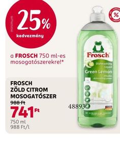 FROSCH ZÖLD CITROM MOSOGATÓSZER – Rossmann