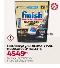 FINISH MEGA VAGY ULTIMATE PLUS MOSOGATÓGÉP TABLETTA – Rossmann