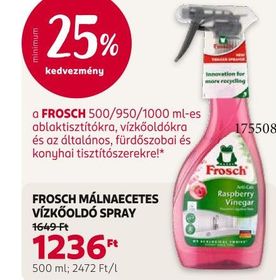 FROSCH MÁLNAECETES VÍZKŐOLDÓ SPRAY – Rossmann
