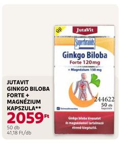 JutaVit JUTAVIT GINKGO BILOBA FORTE + MAGNÉZIUM KAPSZULA** – Rossmann