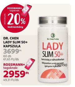 DR. CHEN LADY SLIM 50+ KAPSZULA – Rossmann