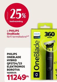 PHILIPS ONEBLADE HYBRID QP2724/23 ELEKTROMOS BOROTVA – Rossmann