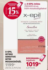 X-Epil X-EPIL INTIMO SENSITIVE INTIM MOSAKODÓGÉL – Rossmann