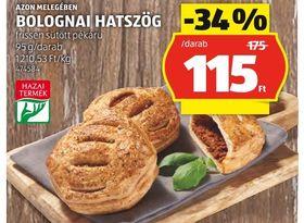 AZON MELEGÉBEN BOLOGNAI HATSZÖG – Aldi