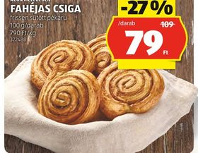 AZON MELEGÉBEN FAHÉJAS CSIGA – Aldi