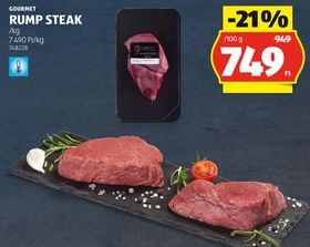 GOURMET RUMP STEAK – Aldi
