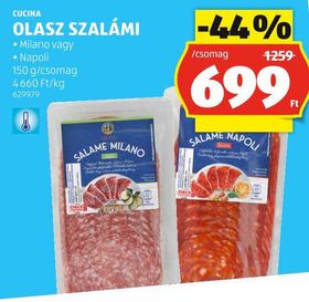 CUCINA OLASZ SZALÁMI – Aldi