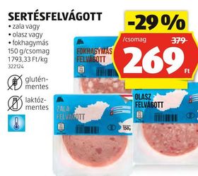 SERTÉSFELVÁGOTT – Aldi