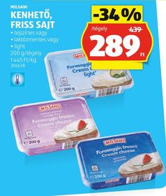 MILSANI KENHETŐ, FRISS SAJT – Aldi