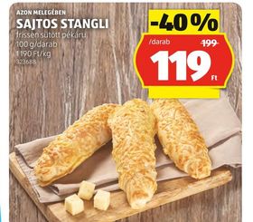 AZON MELEGÉBEN SAJTOS STANGLI – Aldi