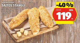 AZON MELEGÉBEN SAJTOS STANGLI – Aldi
