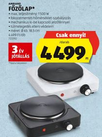 AMBIANO FŐZŐLAP – Aldi