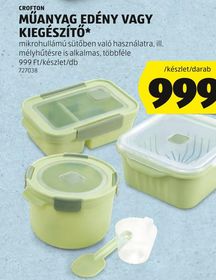 CROFTON MŰANYAG EDÉNY VAGY KIEGÉSZÍTŐ – Aldi