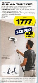 HOME CREATION ABLAK- VAGY CSEMPETISZTÍTÓ* – Aldi