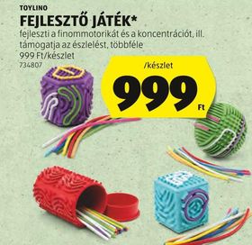 TOYLINO FEJLESZTŐ JÁTÉK* – Aldi