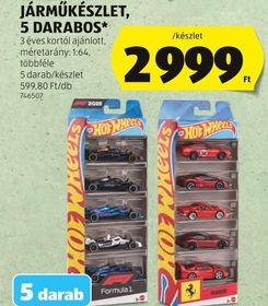 HOT WHEELS JÁRMŰKÉSZLET, 5 DARABOS* – Aldi