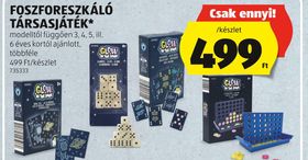 FOSZFORESZKÁLÓ TÁRSASJÁTÉK* – Aldi
