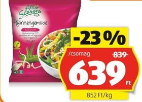 ALL SEASONS ázsiai serpenyős zöldség – Aldi