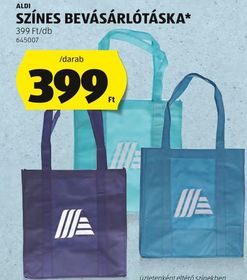 ALDI SZÍNES BEVÁSÁRLÓTÁSKA* – Aldi