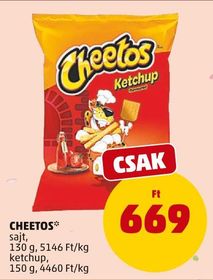 CHEETOS* sajt, ketchup – Penny