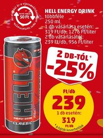 Hell energy drink – Penny