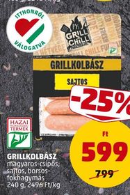 GRILLKOLBÁSZ – Penny