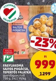 FAGYLAKOMA SAJTOS POGÁCSA, TEPERTŐS FALATKA – Penny