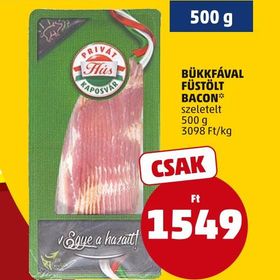 Privát Hús BÜKKFÁVAL FÜSTÖLT BACON* – Penny