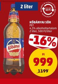 Kőbányai KŐBÁNYAI SÖR – Penny