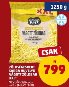 Zöldségeskert ZÖLDSÉGESKERT SÁRGA HÜVELYŰ VÁGOTT ZÖLDBAB XXL* – Penny