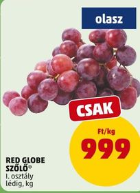 RED GLOBE SZŐLŐ* – Penny